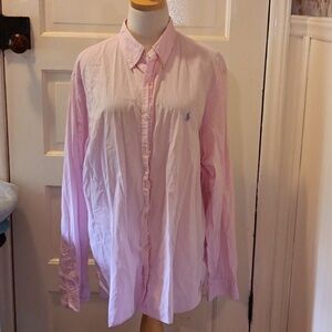 Ralph Lauren pink 17.5 men's shirt